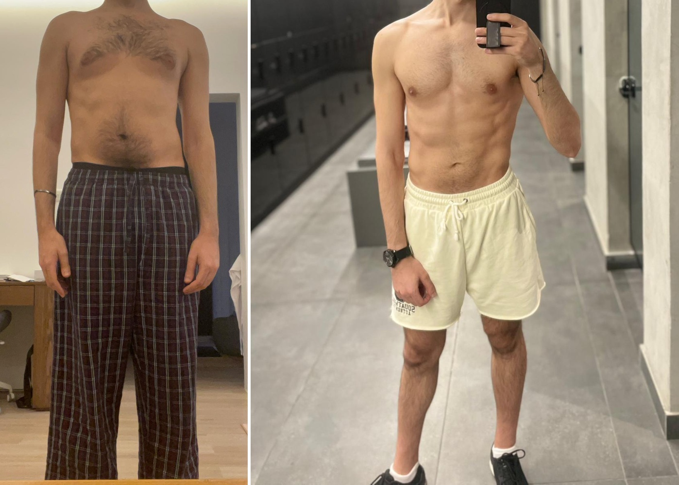 Anonymous client 02 before and after transformation